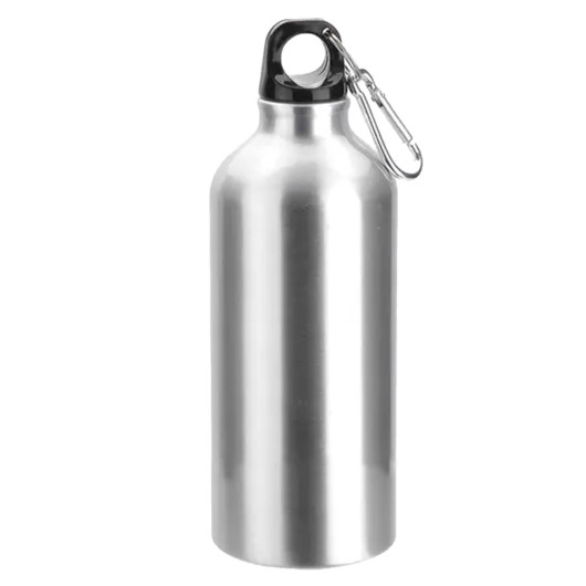 Silver Aluminium Carabiner Bottles